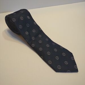 Sean John Navy Blue Patterned Men's Silk Tie